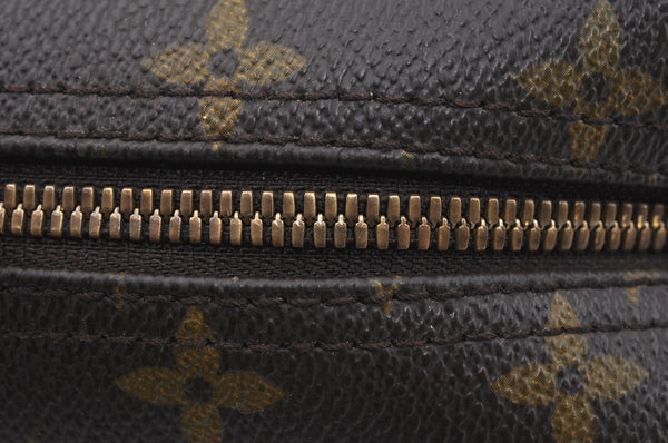 Authentic Louis Vuitton Monogram Deauville Hand Bag M47270 LV Junk 2914J
