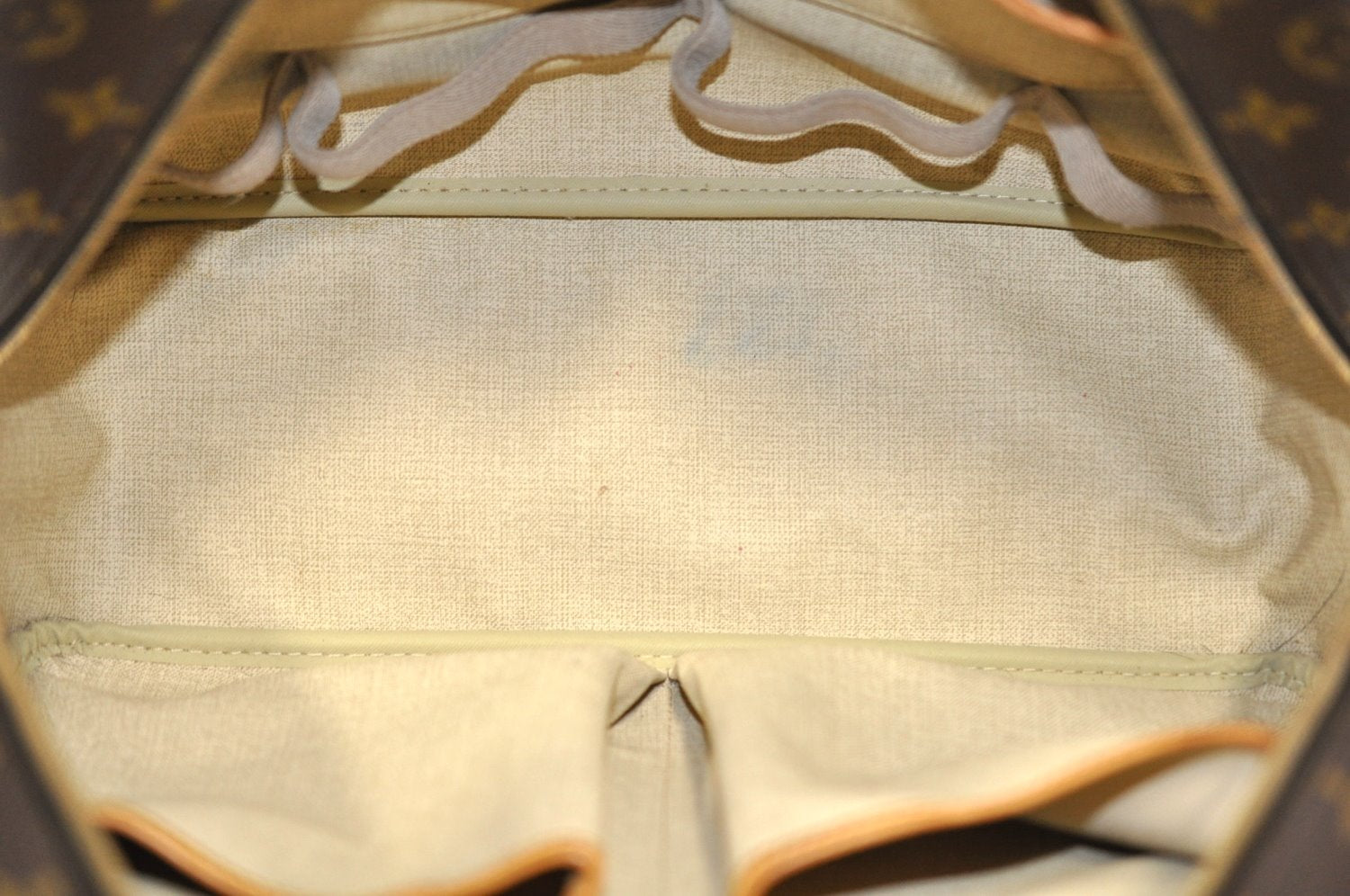 Authentic Louis Vuitton Monogram Deauville Hand Bag M47270 LV Junk 2914J