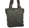 Authentic PRADA Nylon Tessuto Leather Shoulder Tote Hand Bag Purse Green 2914K