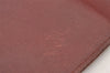 Authentic Cartier Must de Cartier Clutch Hand Bag Leather Bordeaux Red 2915I