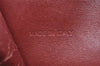 Authentic Cartier Must de Cartier Clutch Hand Bag Leather Bordeaux Red 2915I