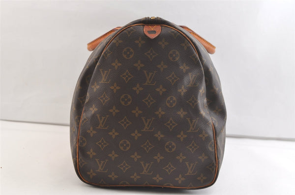 Authentic Louis Vuitton Monogram Keepall 55 Travel Boston Bag M41424 LV 2915K