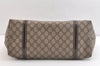 Authentic GUCCI Vintage Shoulder Tote Bag GG PVC Enamel 197953 Brown 2916K