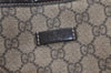 Authentic GUCCI Vintage Shoulder Tote Bag GG PVC Enamel 197953 Brown 2916K