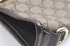Authentic GUCCI Vintage Shoulder Tote Bag GG PVC Enamel 197953 Brown 2916K