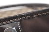 Authentic GUCCI Vintage Shoulder Tote Bag GG PVC Enamel 197953 Brown 2916K