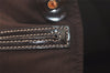 Authentic GUCCI Vintage Shoulder Tote Bag GG PVC Enamel 197953 Brown 2916K