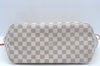 Authentic Louis Vuitton Damier Azur Neverfull MM Tote Bag N51107 LV 2917K