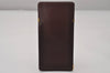 Authentic Cartier Must de Long Wallet Glasses Case Leather Bordeaux 4Set 2918I