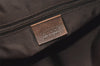 Authentic GUCCI Vintage Shoulder Tote Bag GG Canvas Leather 0021121 Brown 2918J