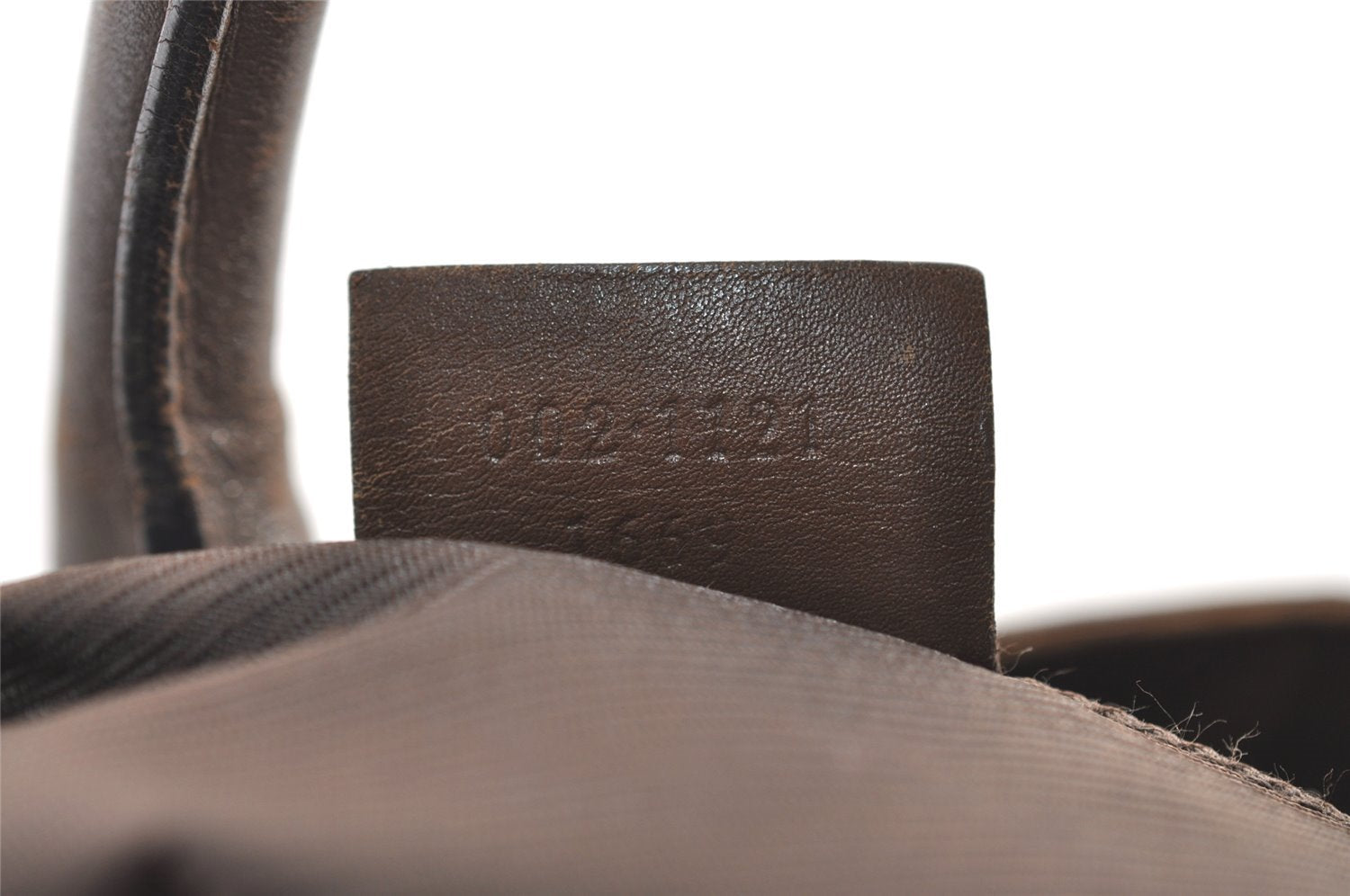 Authentic GUCCI Vintage Shoulder Tote Bag GG Canvas Leather 0021121 Brown 2918J