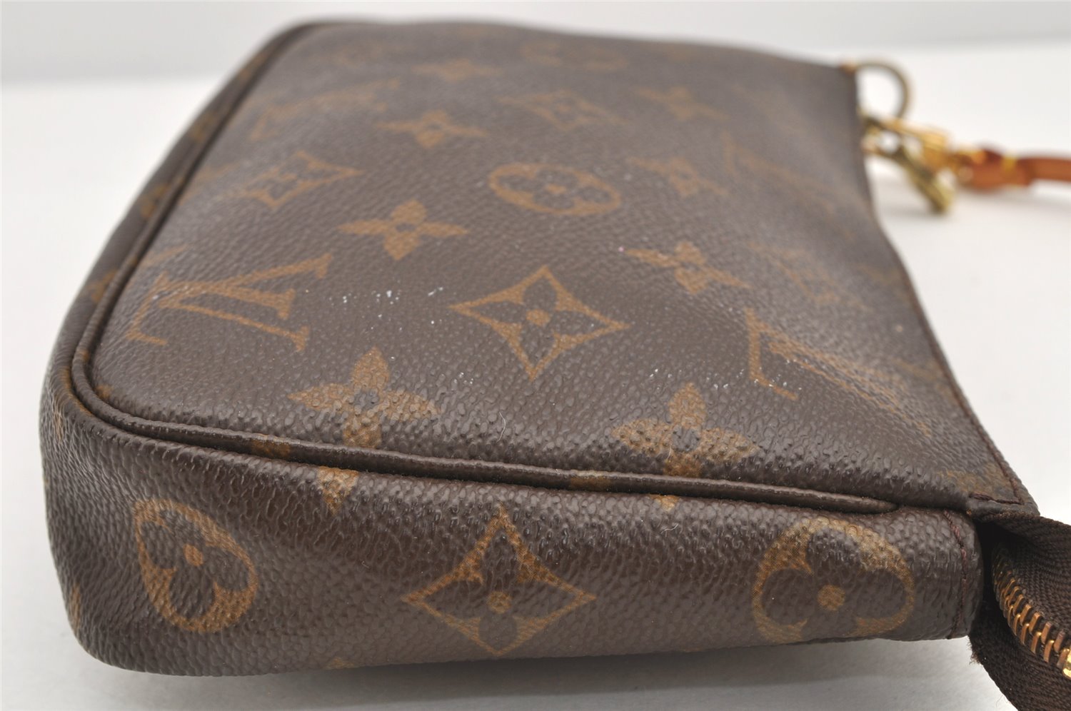 Authentic Louis Vuitton Monogram Pochette Accessoires Pouch M51980 LV 2918K