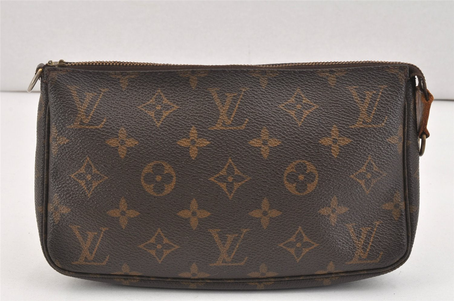 Authentic Louis Vuitton Monogram Pochette Accessoires Pouch M51980 LV Junk 2919K
