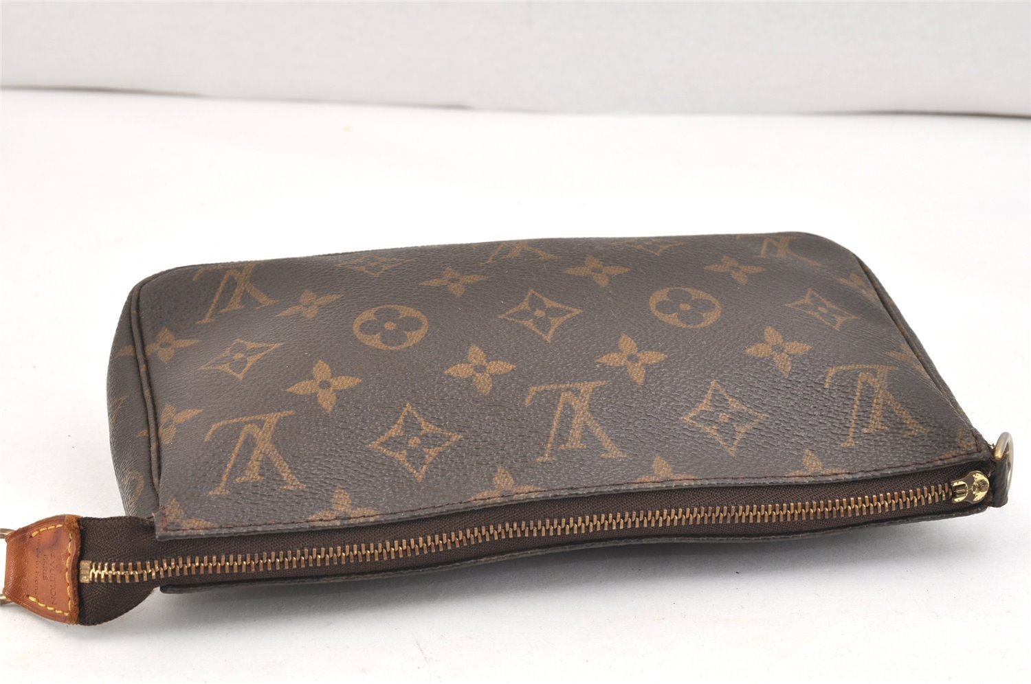 Authentic Louis Vuitton Monogram Pochette Accessoires Pouch M51980 LV Junk 2919K