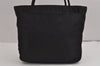 Authentic PRADA Vintage Nylon Tessuto Shoulder Hand Bag Purse Black 2921J