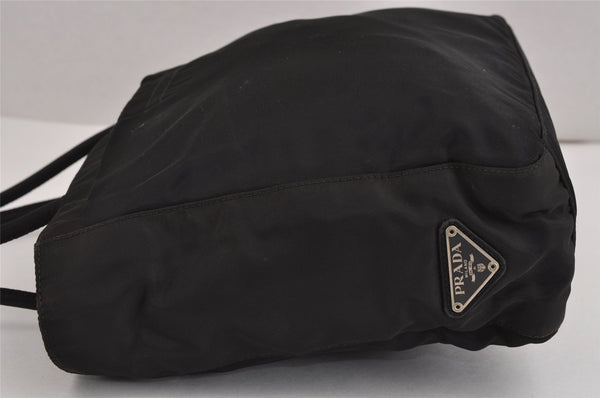 Authentic PRADA Vintage Nylon Tessuto Shoulder Hand Bag Purse Black 2921J