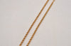 Authentic Christian Dior Gold Tone Chain Rhinestone Pendant Necklace CD 2923J