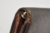 Authentic Louis Vuitton Monogram Porte Monnaie Billets Tresor Wallet Junk 2923K