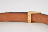 Authentic Louis Vuitton Monogram Ceinture Carre Belt 80cm 31.5" M6800 LV 2924K