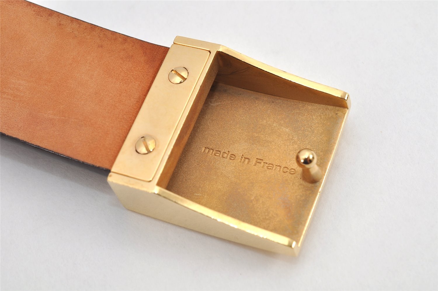 Authentic Louis Vuitton Monogram Ceinture Carre Belt 80cm 31.5