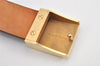 Authentic Louis Vuitton Monogram Ceinture Carre Belt 80cm 31.5" M6800 LV 2924K