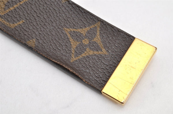 Authentic Louis Vuitton Monogram Ceinture Carre Belt 80cm 31.5" M6800 LV 2924K