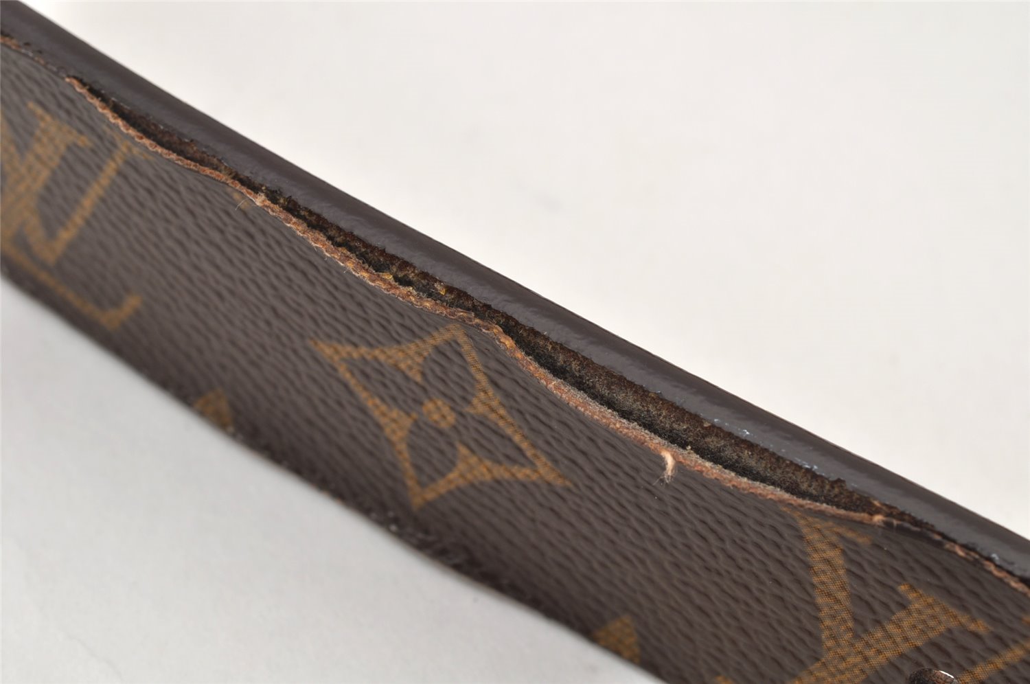 Authentic Louis Vuitton Monogram Ceinture Carre Belt 80cm 31.5