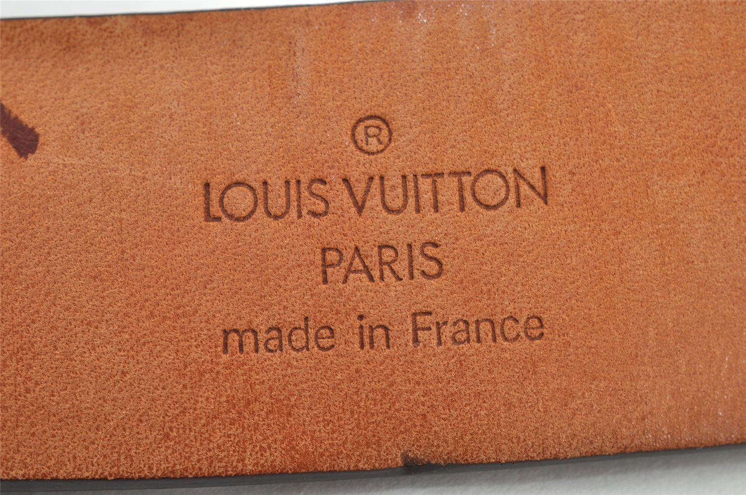 Authentic Louis Vuitton Monogram Ceinture Carre Belt 80cm 31.5