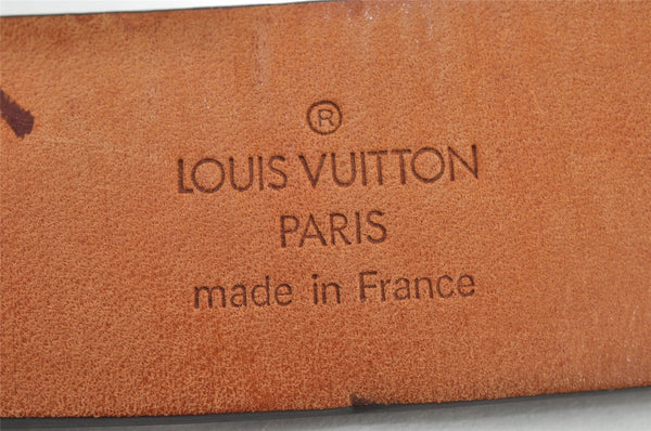 Authentic Louis Vuitton Monogram Ceinture Carre Belt 80cm 31.5" M6800 LV 2924K
