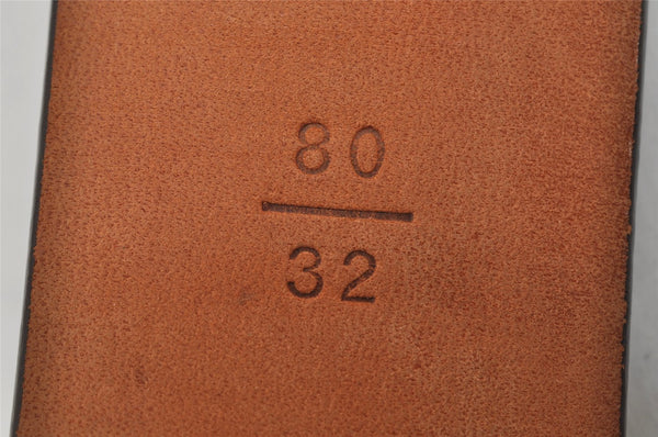 Authentic Louis Vuitton Monogram Ceinture Carre Belt 80cm 31.5" M6800 LV 2924K