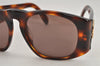 Auth CHANEL Matelasse Sunglasses Tortoise Shell 01450 Plastic Brown Junk 2925K