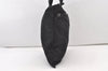 Authentic PRADA Vintage Nylon Tessuto Leather Shoulder Tote Bag Black 2926J