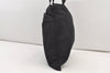 Authentic PRADA Vintage Nylon Tessuto Leather Shoulder Tote Bag Black 2926J
