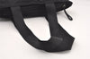 Authentic PRADA Vintage Nylon Tessuto Leather Shoulder Tote Bag Black 2926J