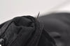 Authentic PRADA Vintage Nylon Tessuto Leather Shoulder Tote Bag Black 2926J