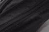 Authentic PRADA Vintage Nylon Tessuto Leather Shoulder Tote Bag Black 2926J