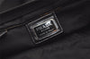 Authentic PRADA Vintage Nylon Tessuto Leather Shoulder Tote Bag Black 2926J