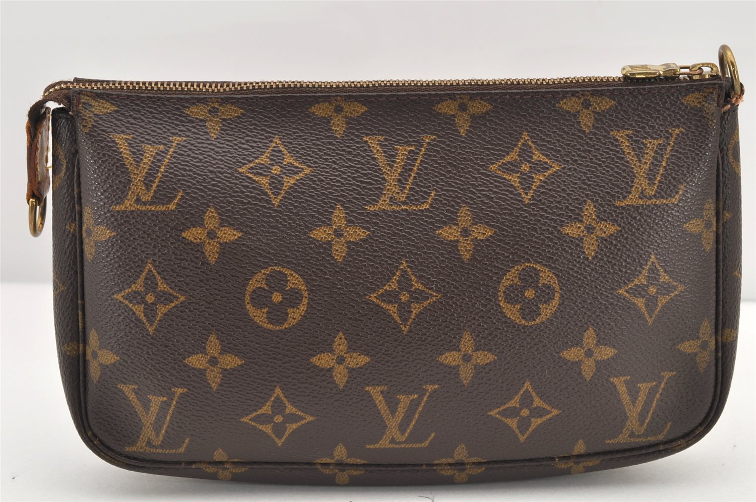 Authentic Louis Vuitton Monogram Pochette Accessoires Pouch M51980 LV 2926K