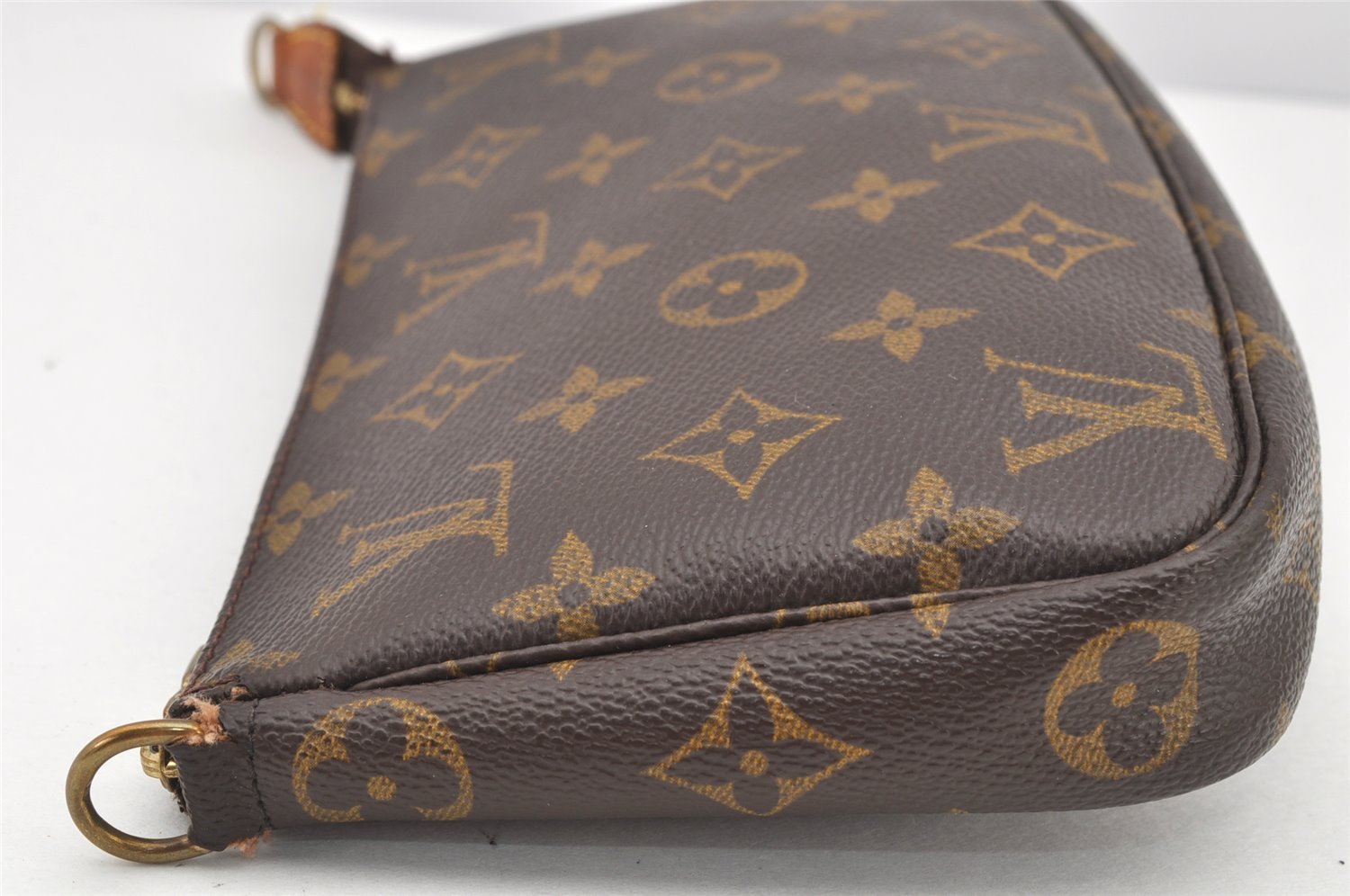 Authentic Louis Vuitton Monogram Pochette Accessoires Pouch M51980 LV 2926K