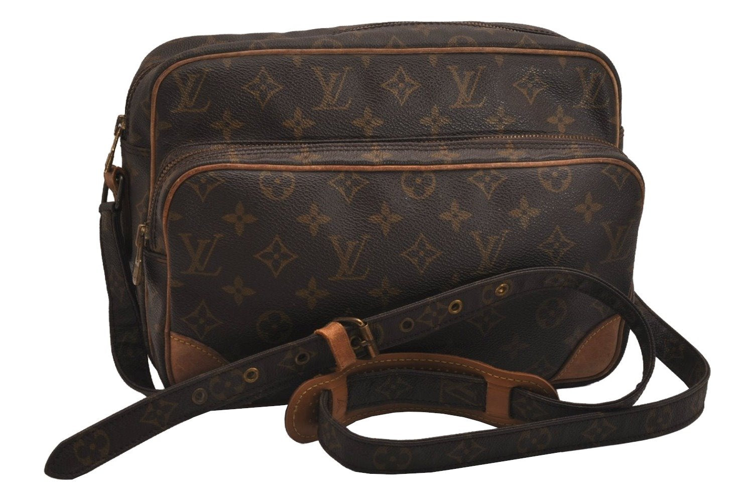 Authentic Louis Vuitton Monogram Nile Shoulder Cross Body Bag M45244 LV 2927J