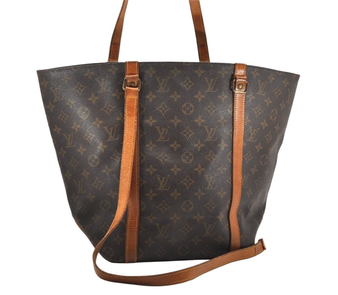 Authentic Louis Vuitton Monogram Sac Shopping PM Tote Bag M51108 LV Junk 2927K