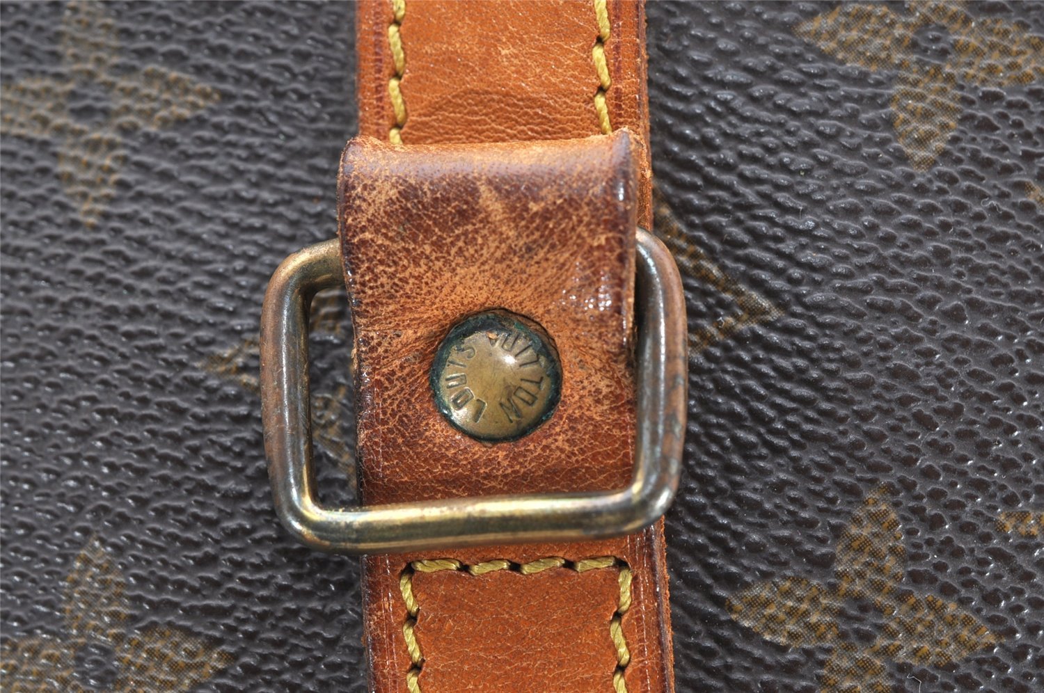 Authentic Louis Vuitton Monogram Sac Shopping PM Tote Bag M51108 LV Junk 2927K