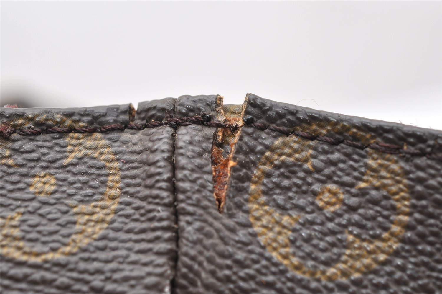 Authentic Louis Vuitton Monogram Sac Shopping PM Tote Bag M51108 LV Junk 2927K