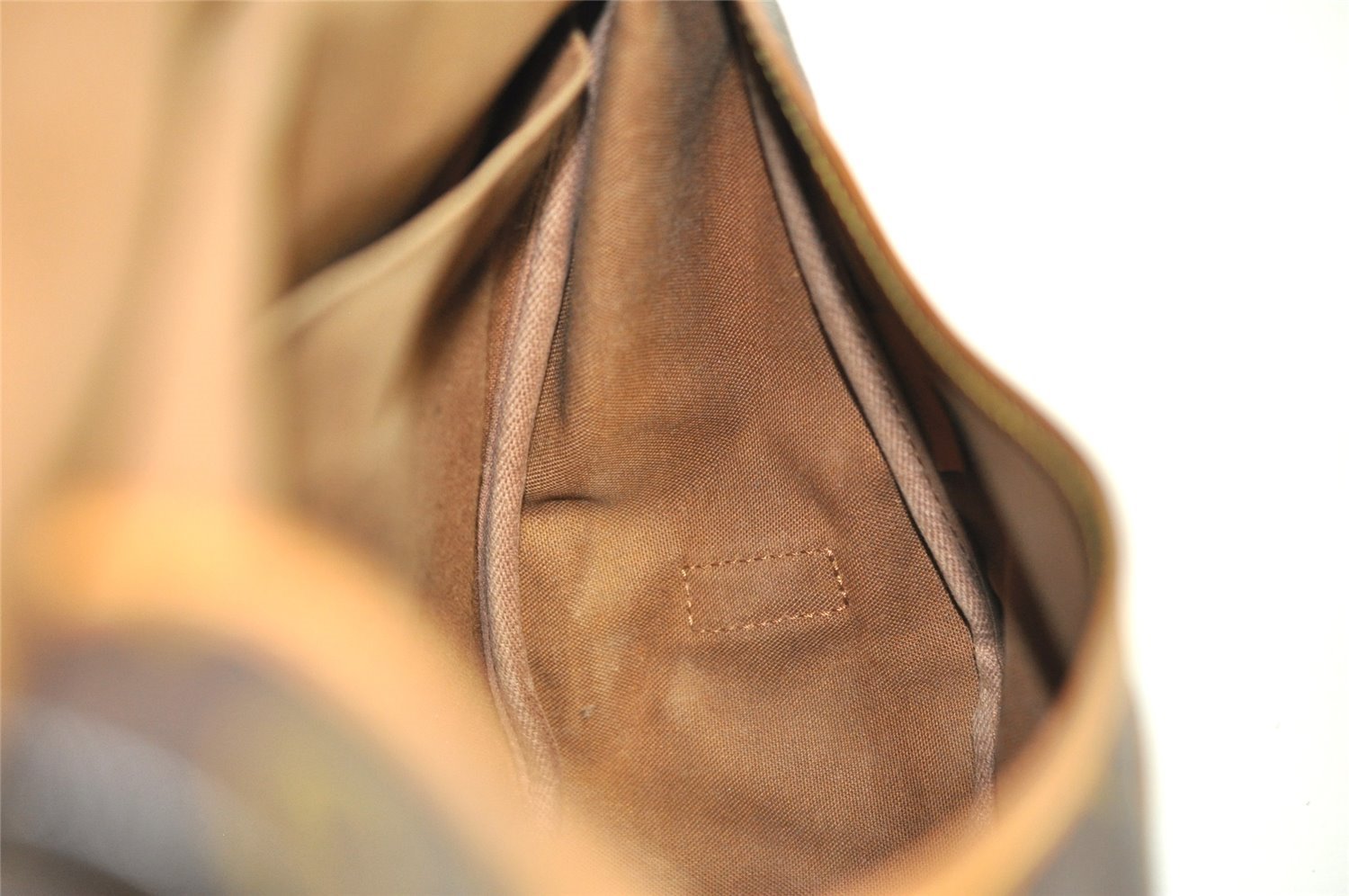 Authentic Louis Vuitton Monogram Saumur 35 Shoulder Cross Bag M42254 Junk 2928I