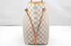 Authentic Louis Vuitton Damier Azur Neverfull MM Tote Bag N51107 LV 2929K