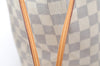 Authentic Louis Vuitton Damier Azur Neverfull MM Tote Bag N51107 LV 2929K