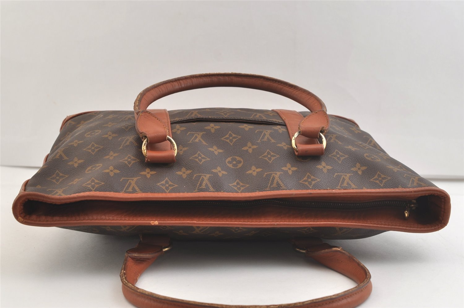 Auth Louis Vuitton Monogram Sac Weekend PM Vintage Tote Hand Bag M42425 LV 2930K