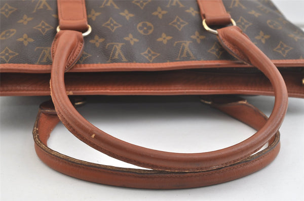 Auth Louis Vuitton Monogram Sac Weekend PM Vintage Tote Hand Bag M42425 LV 2930K