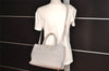 Authentic MIU MIU Matelasse Leather 2Way Shoulder Hand Bag RN1047 Gray 2931I