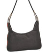 Authentic GUCCI Web Sherry Line Shoulder Bag Canvas Leather 01233 Black 2931J